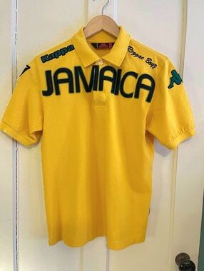 🇯🇲Vintage Kappa Robe di Kappa Jamaica Reggae Boyz La Polo Shirt 1998 World Cup